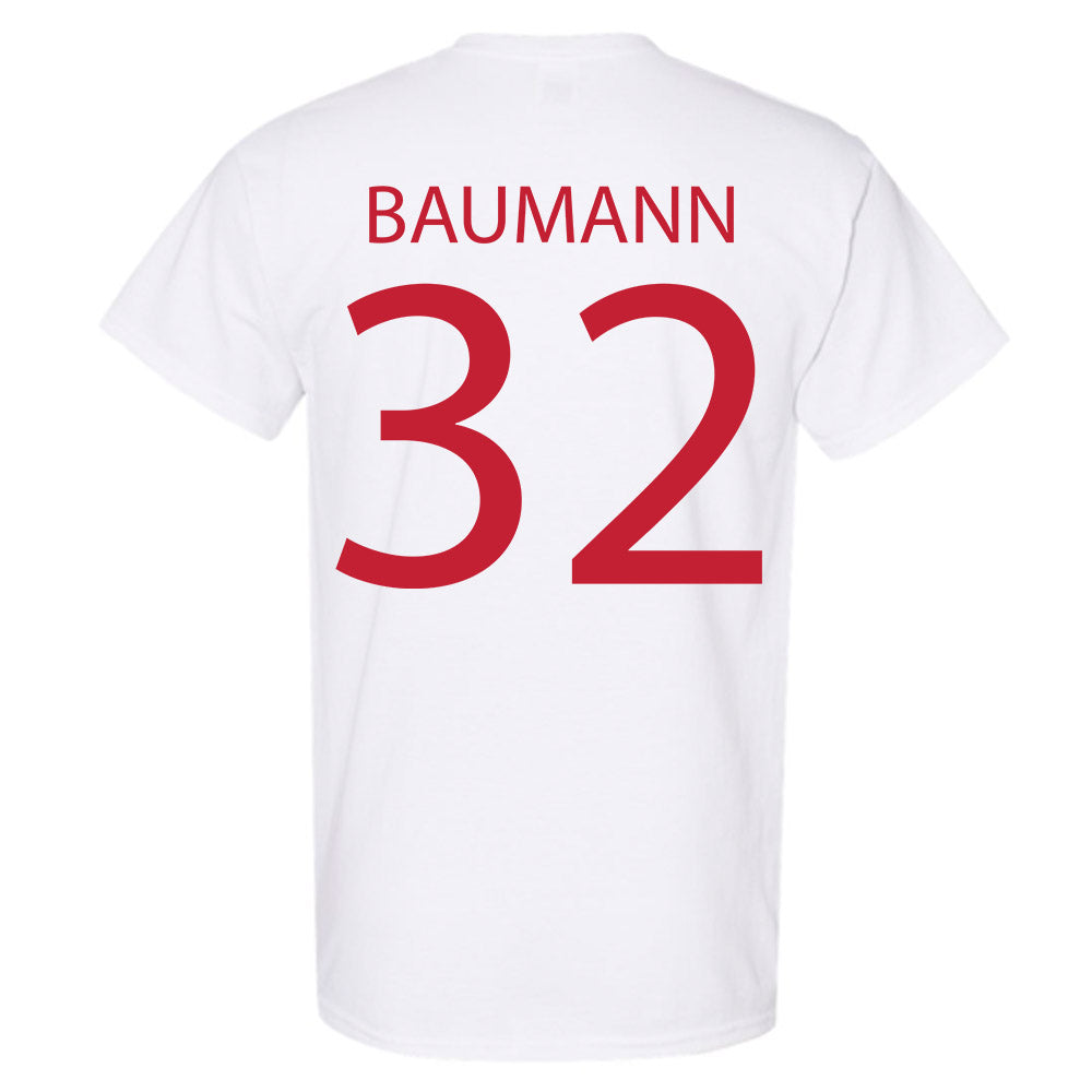 Wisconsin - NCAA Women's Soccer : Hailey Baumann - Sports Shersey T-Shirt-1