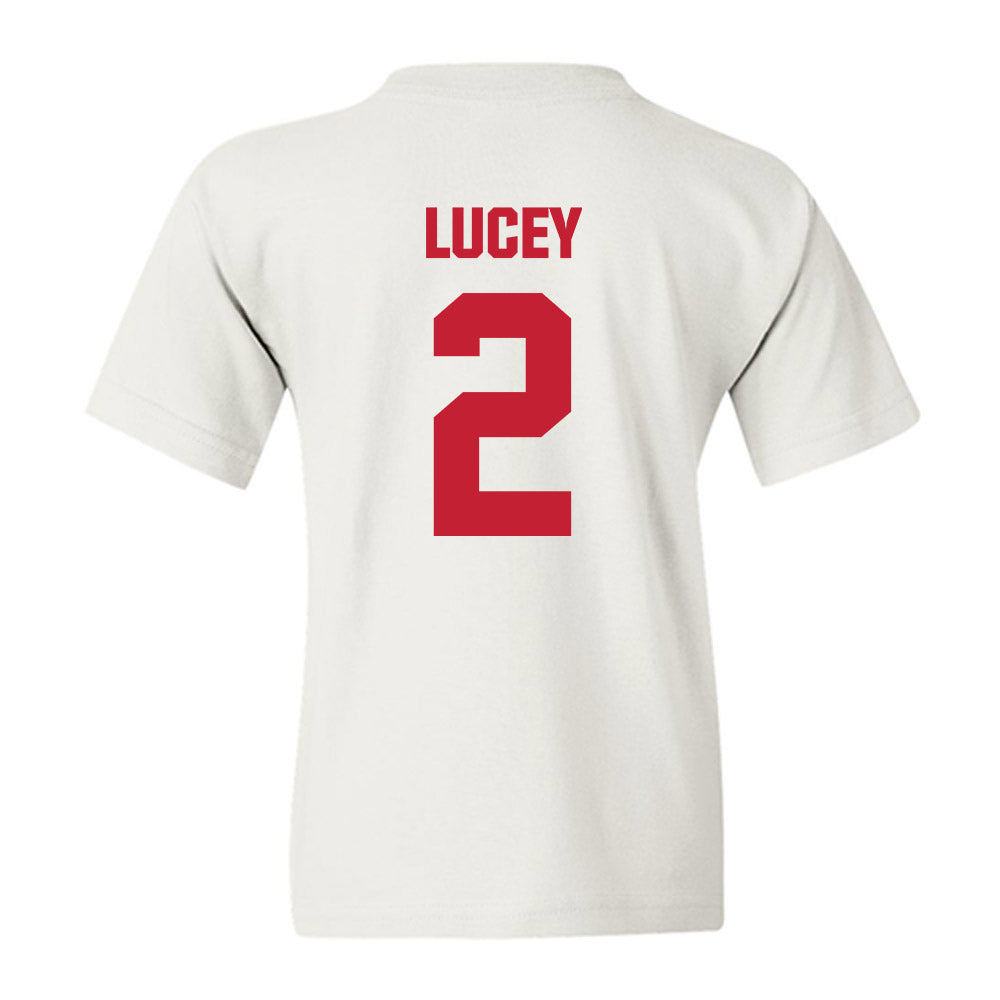 Wisconsin - NCAA Softball : Danielle Lucey - Sports Shersey Youth T-Shirt-1