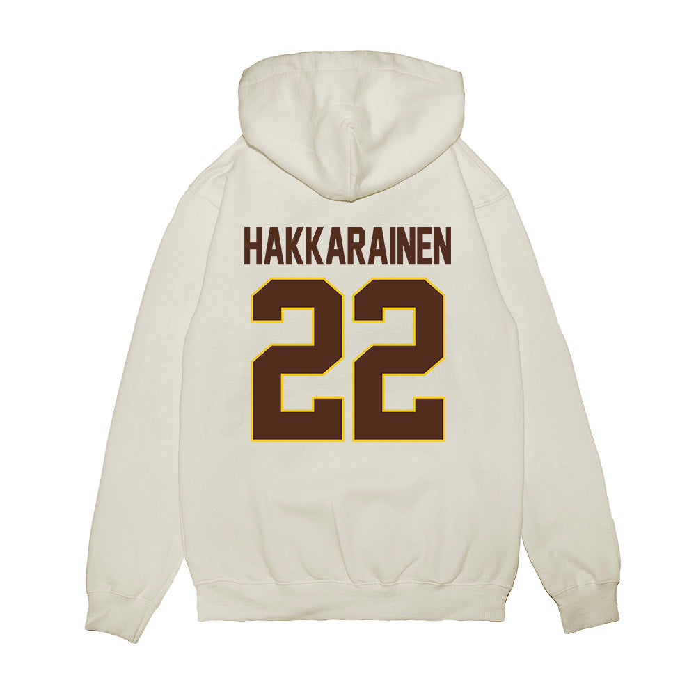 Western Michigan - NCAA Men's Ice Hockey : Iiro Hakkarainen - Premium Hooded Sweatshirt-1