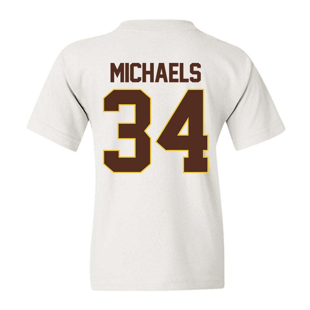 Western Michigan - NCAA Men's Ice Hockey : Owen Michaels - Youth T-Shirt-1