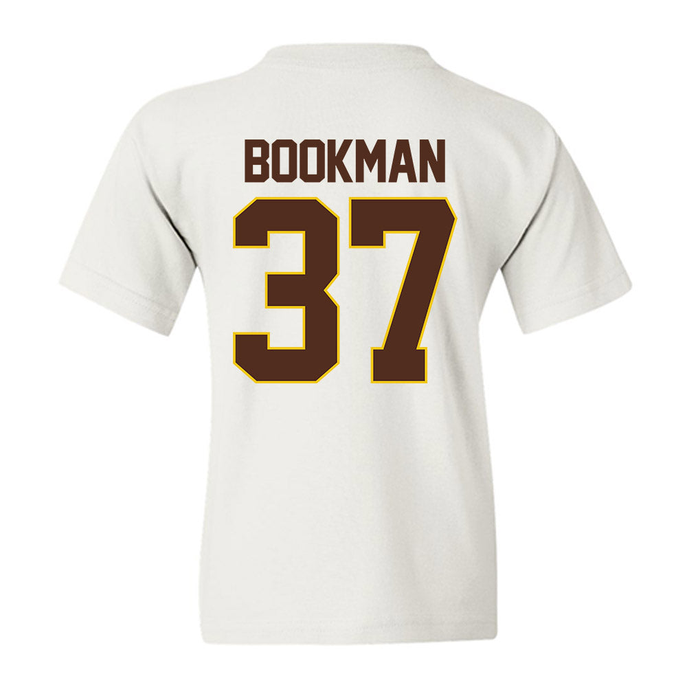 Western Michigan - NCAA Men's Ice Hockey : Zach Bookman - Youth T-Shirt-1