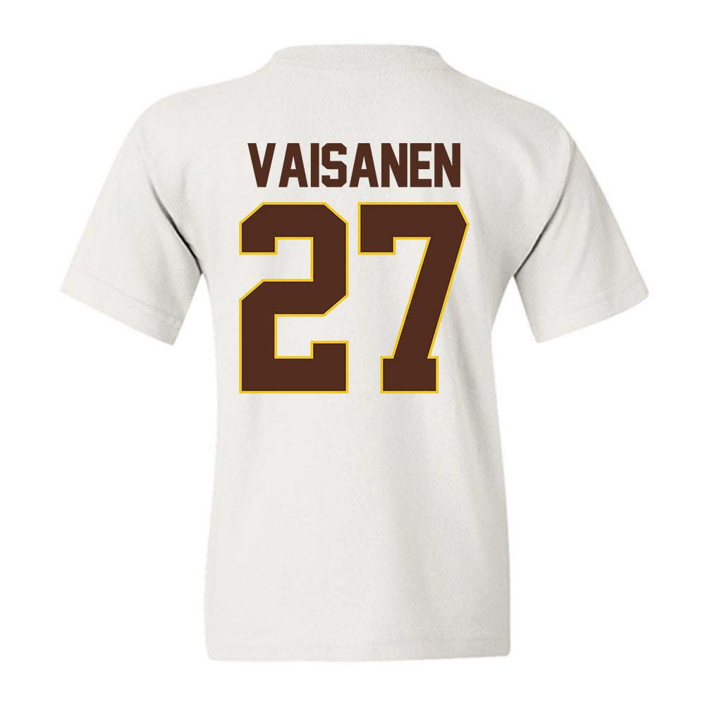 Western Michigan - NCAA Men's Ice Hockey : Joona Vaisanen - Youth T-Shirt-1