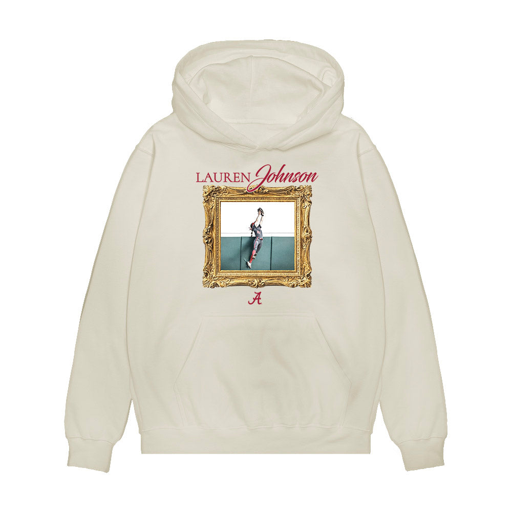 Alabama - NCAA Softball : Lauren Johnson - Collage Premium Hooded Sweatshirt-0