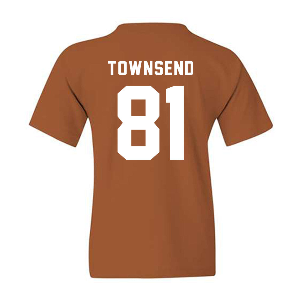 Texas - NCAA Football : Nick Townsend - Classic Shersey Youth T-Shirt-1