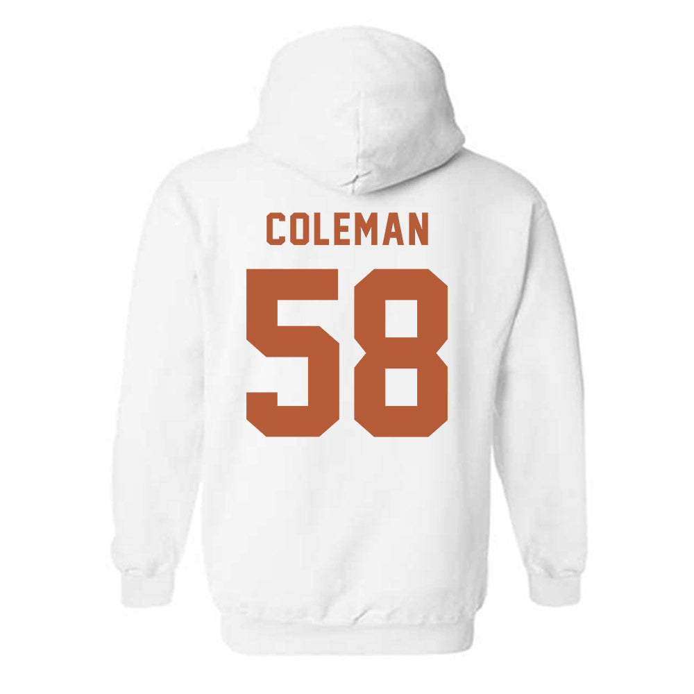 Texas - NCAA Football : Devin Coleman - Classic Shersey Hooded Sweatshirt-1