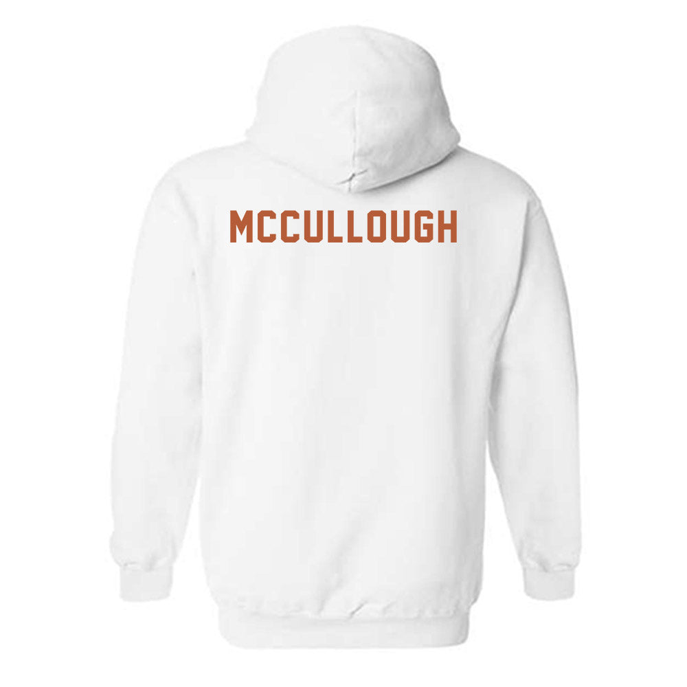 Texas - NCAA Men's Cross Country : Kai McCullough - Classic Shersey Hooded Sweatshirt-1