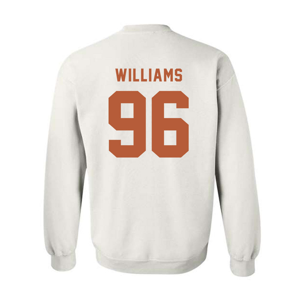 Texas - NCAA Football : Zion Williams - Classic Shersey Crewneck Sweatshirt-1