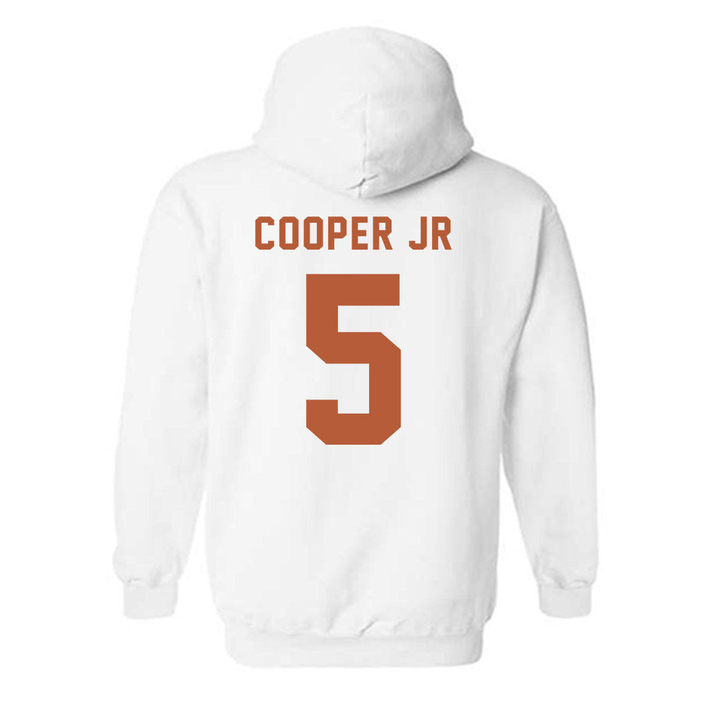 Texas - NCAA Football : Derrek Cooper jr - Classic Shersey Hooded Sweatshirt-1