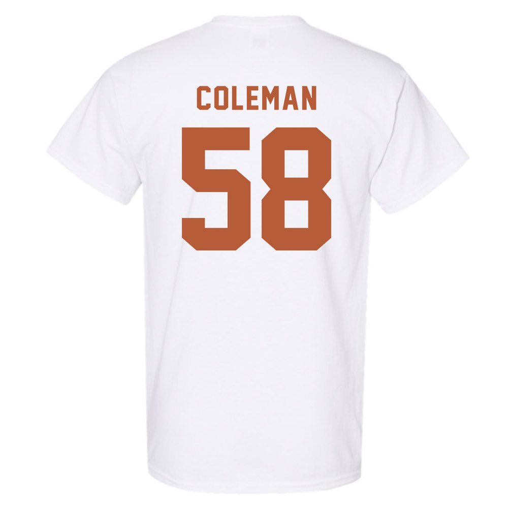 Texas - NCAA Football : Devin Coleman - Classic Shersey T-Shirt-1