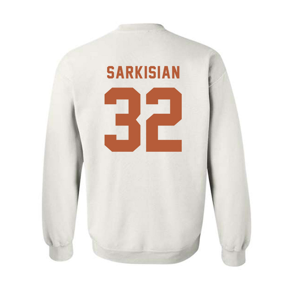 Texas - NCAA Football : Brady Sarkisian - Classic Shersey Crewneck Sweatshirt-1