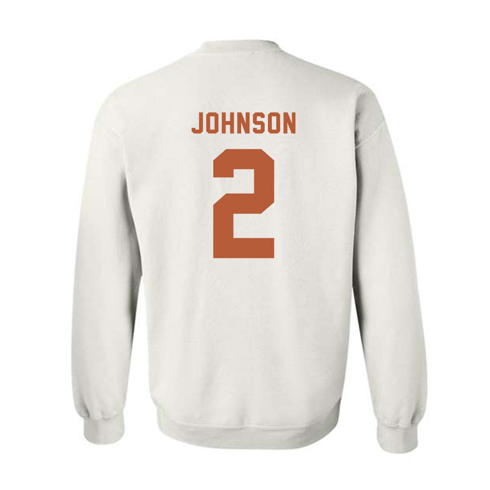 Texas - NCAA Men's Basketball : Isaiah Johnson - Classic Shersey Crewneck Sweatshirt-1