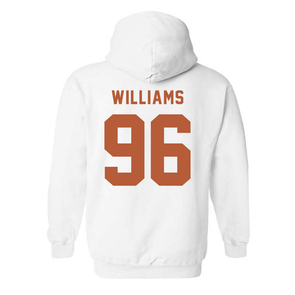 Texas - NCAA Football : Zion Williams - Classic Shersey Hooded Sweatshirt-1