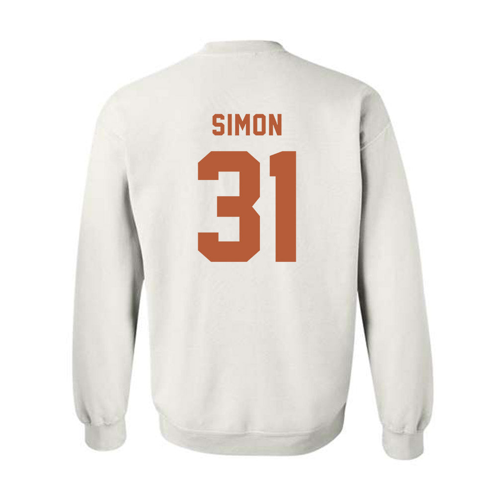 Texas - NCAA Football : James Simon - Classic Shersey Crewneck Sweatshirt-1