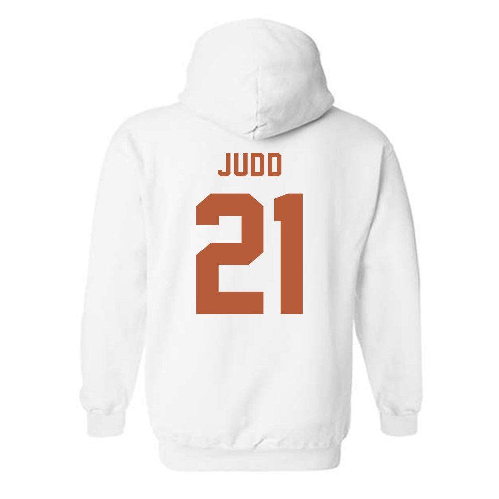 Texas - NCAA Women's Basketball : Ashton Judd - Classic Shersey Hooded Sweatshirt-1