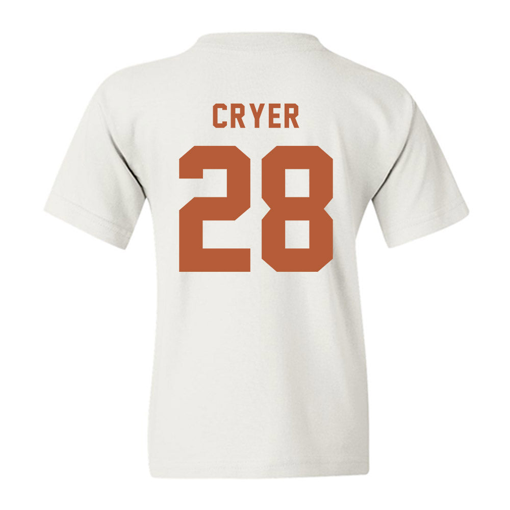 Texas - NCAA Football : Justin Cryer - Classic Shersey Youth T-Shirt-1