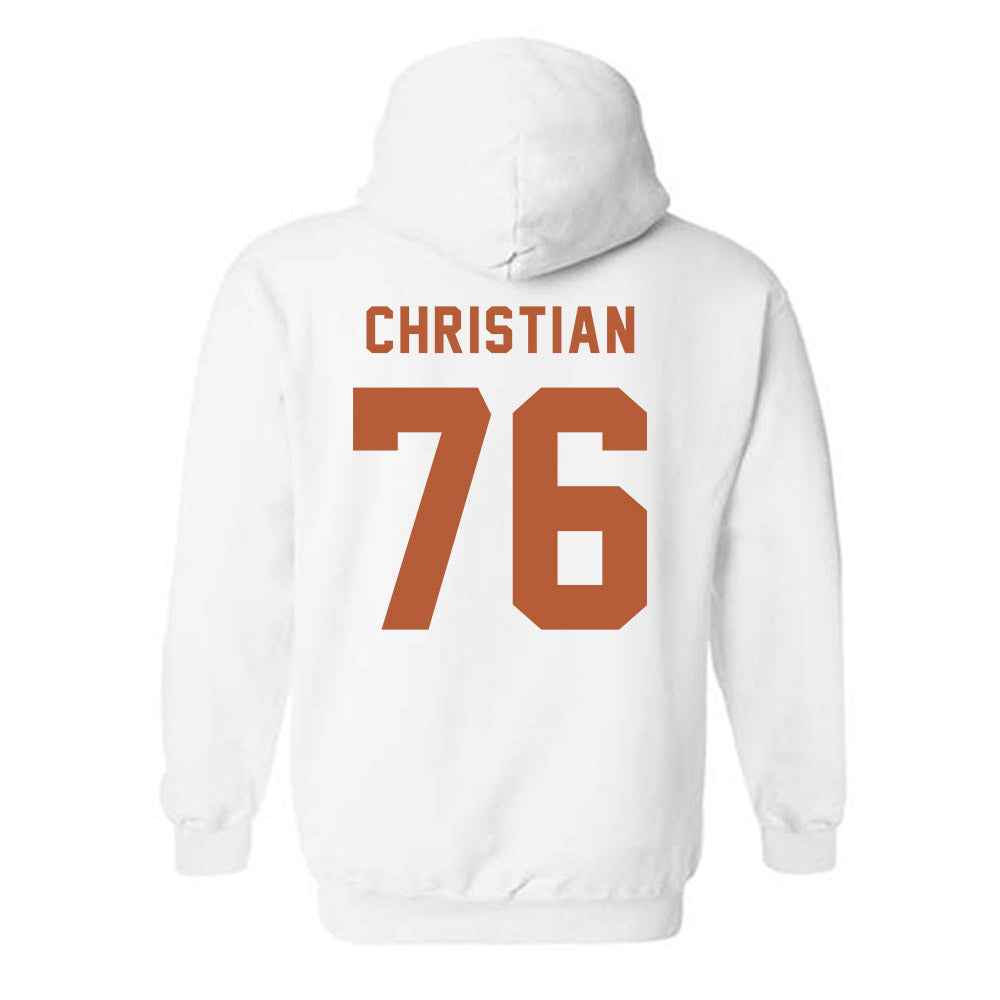 Texas - NCAA Football : Jackson Christian - Classic Shersey Hooded Sweatshirt-1