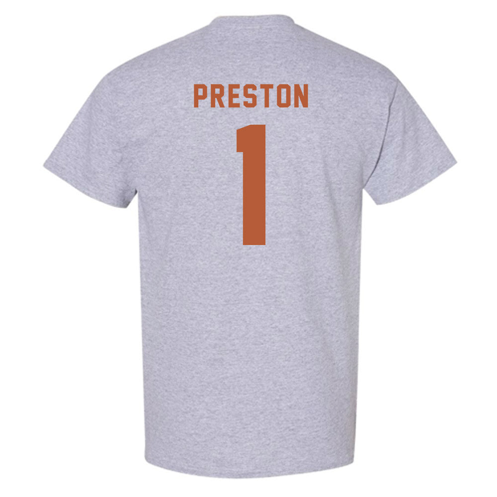 Texas - NCAA Women's Basketball : Bryanna Preston - Classic Shersey T-Shirt-1