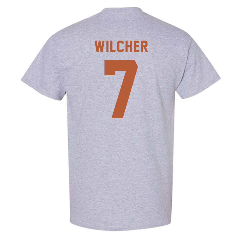 Texas - NCAA Men's Basketball : Simeon Wilcher - Classic Shersey T-Shirt-1