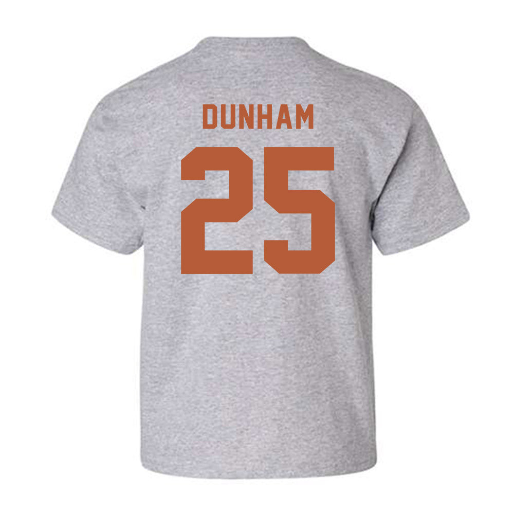 Texas - NCAA Football : Luke Dunham - Classic Shersey Youth T-Shirt-1