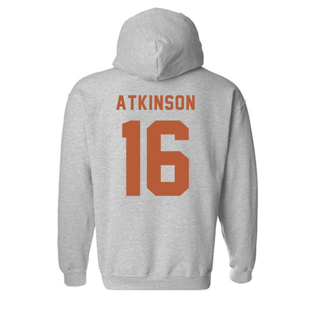 Texas - NCAA Football : Tyler Atkinson - Classic Shersey Hooded Sweatshirt-1