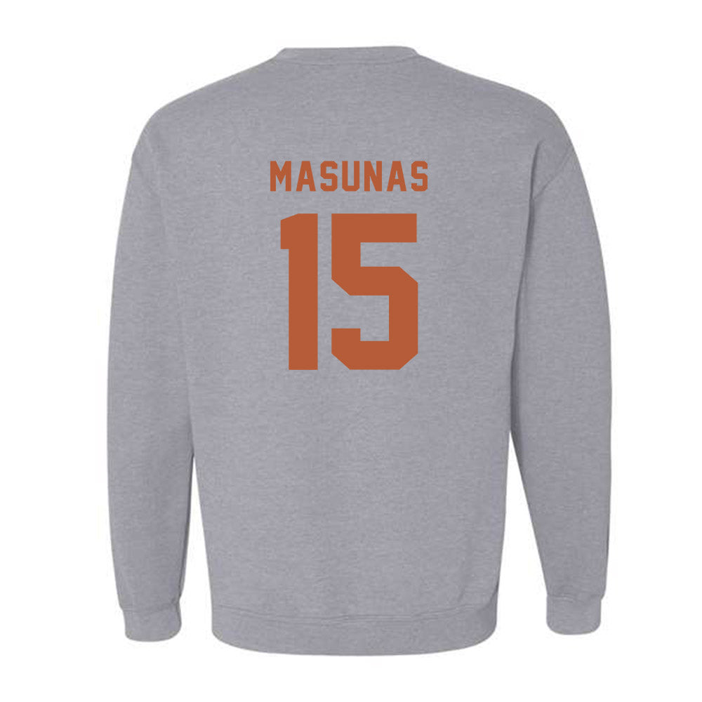 Texas - NCAA Football : Michael Masunas - Classic Shersey Crewneck Sweatshirt-1