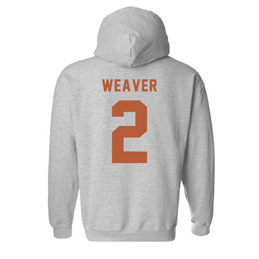 Texas - NCAA Men's Basketball : Chendall Weaver - Classic Shersey Hooded Sweatshirt-1