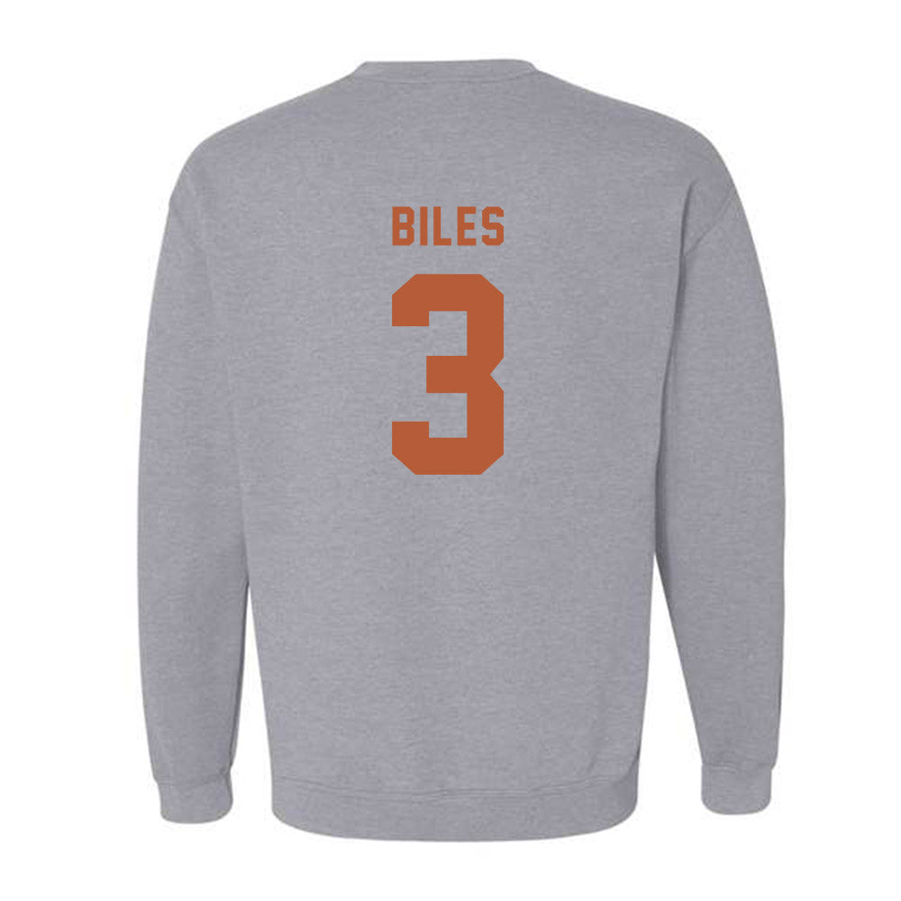 Texas - NCAA Football : Rasheem Biles - Classic Shersey Crewneck Sweatshirt-1