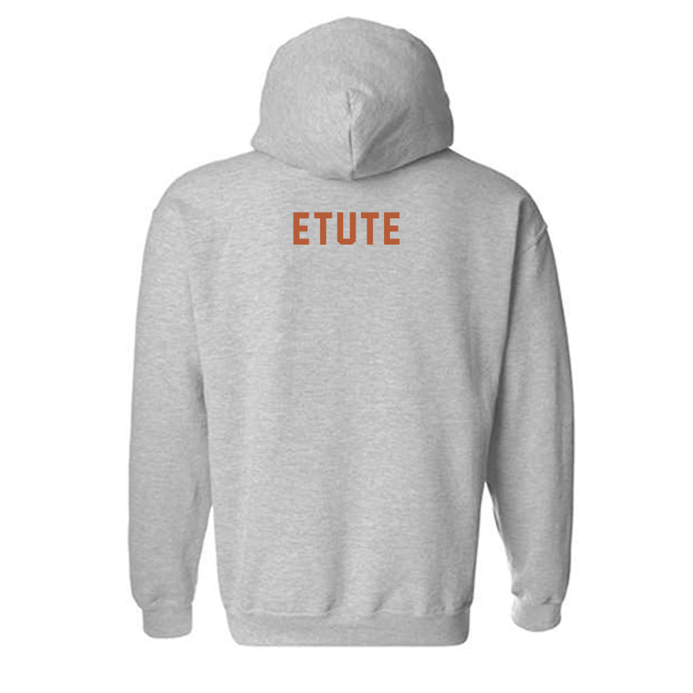 Texas - NCAA Women's Basketball : Isi Etute - Classic Shersey Hooded Sweatshirt-1