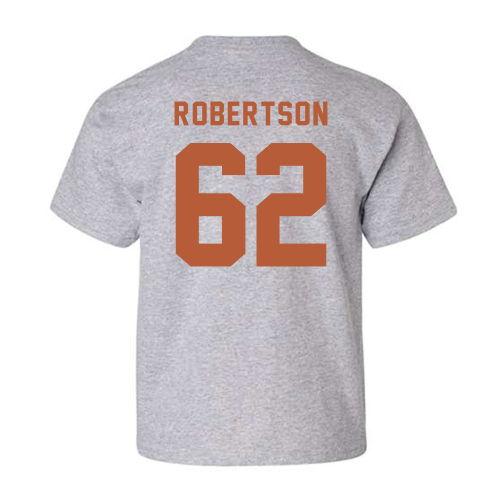 Texas - NCAA Football : Connor Robertson - Classic Shersey Youth T-Shirt-1