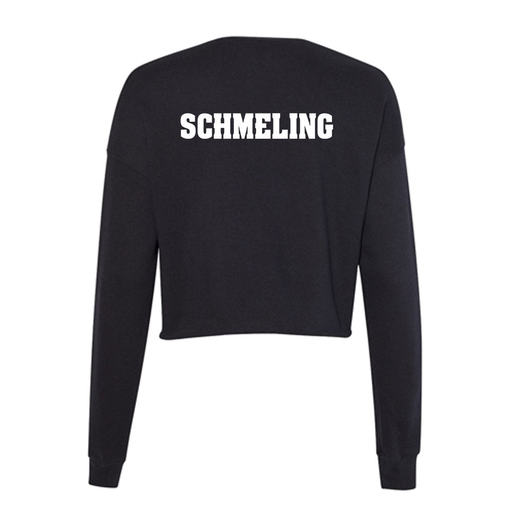 Wisconsin - NCAA Men's Track & Field : Jack Schmeling - Classic Shersey Women's Cropped Crew Fleece-1