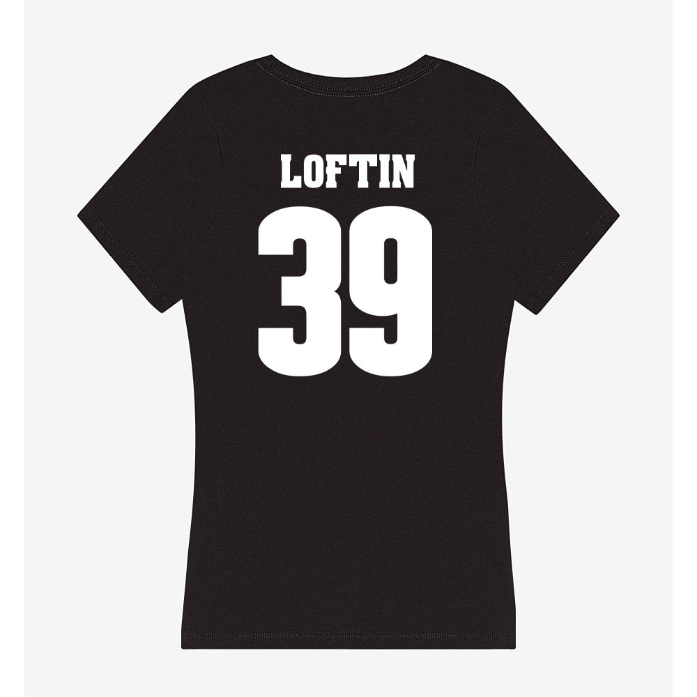 Wisconsin - NCAA Football : Jayden Loftin - Classic Shersey Women's V-Neck T-Shirt-1