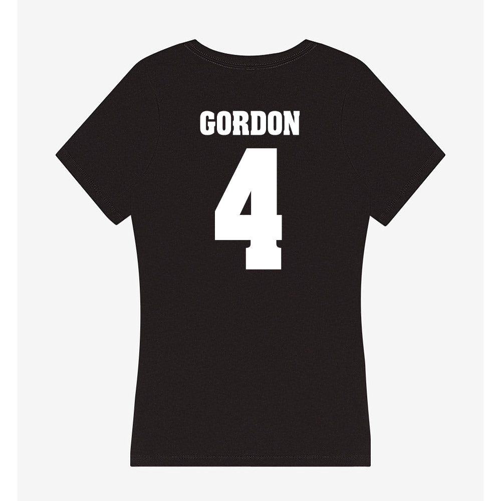 Wisconsin - NCAA Women's Soccer : Taylor Gordon - Classic Shersey Women's V-Neck T-Shirt-1