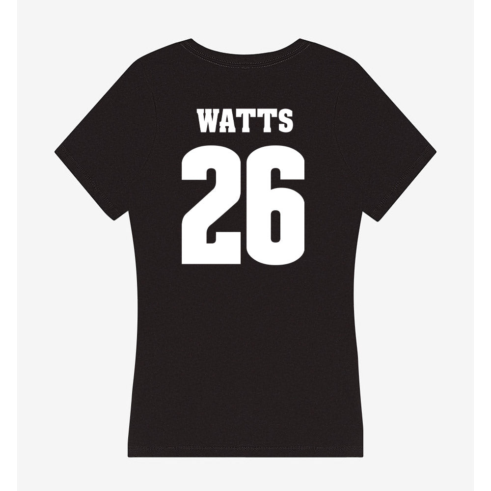 Wisconsin - NCAA Football : Kahni Watts - Classic Shersey Women's V-Neck T-Shirt-1