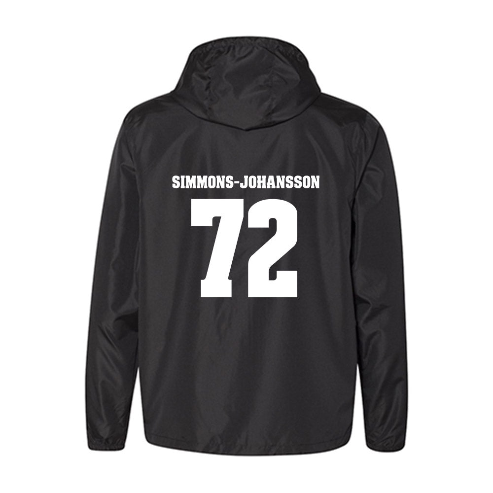 Wisconsin - NCAA Football : Lucas Simmons-Johansson - Classic Shersey Windbreaker-1