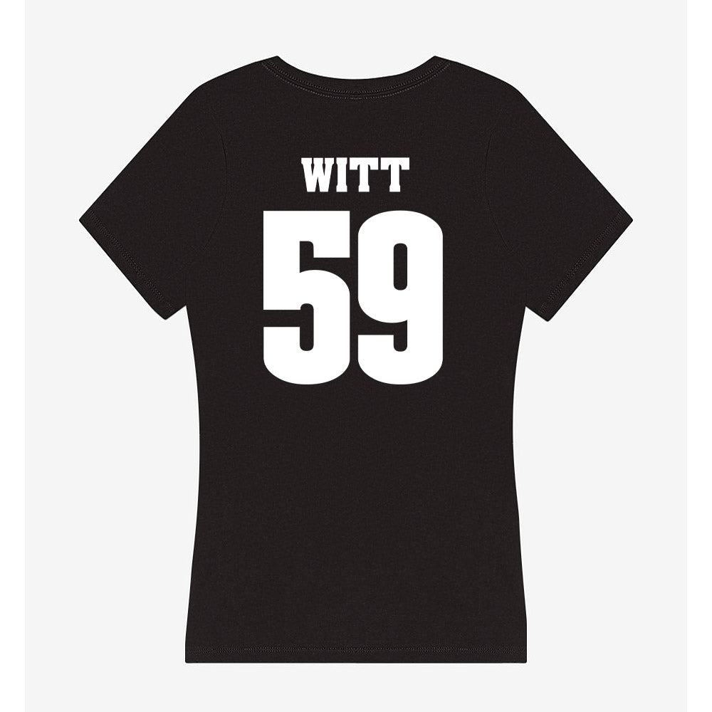 Wisconsin - NCAA Football : Aaron Witt - Classic Shersey Women's V-Neck T-Shirt-1