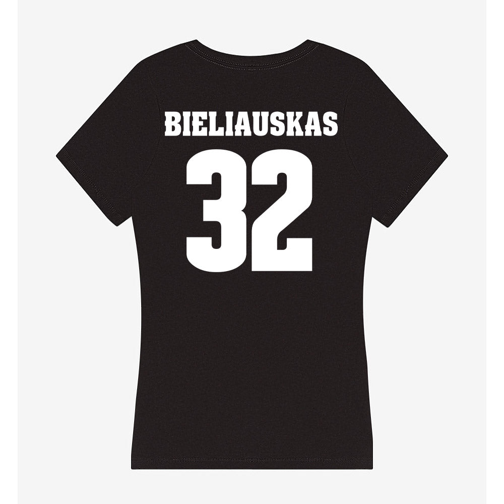 Wisconsin - NCAA Men's Basketball : Aleksas Bieliauskas - Classic Shersey Women's V-Neck T-Shirt-1