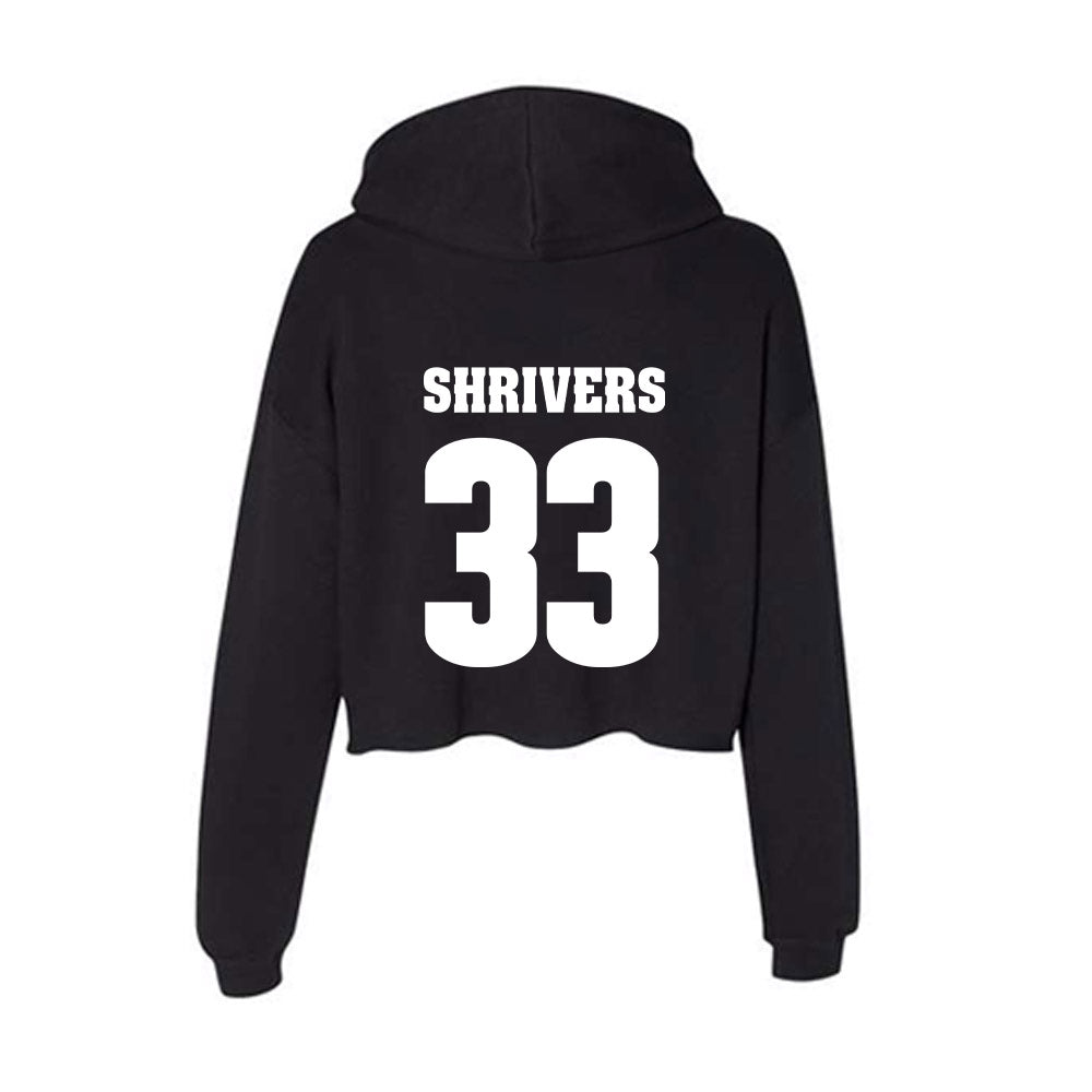 Wisconsin - NCAA Men's Soccer : Luke Shrivers - Classic Shersey Women's Crop Fleece Hoodie-1