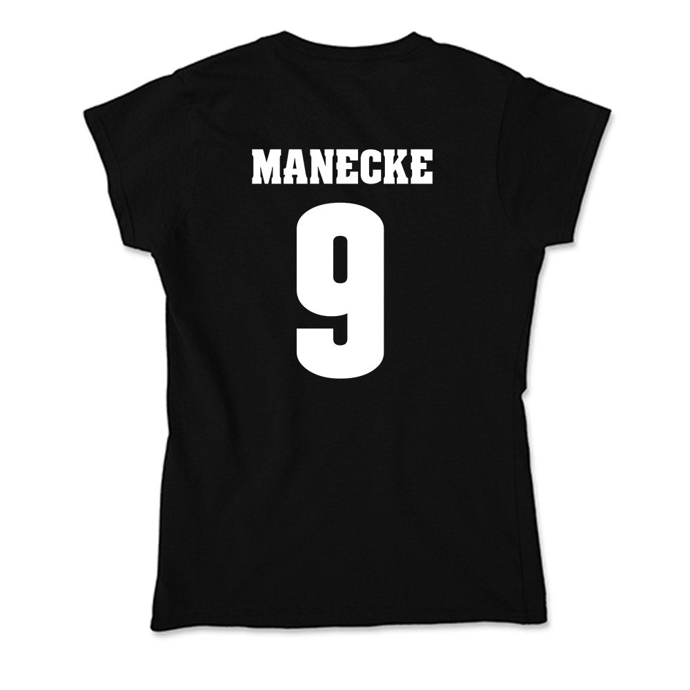 Wisconsin - NCAA Women's Volleyball : Jane Manecke - Classic Shersey Soft Style Women’s T-Shirt-1