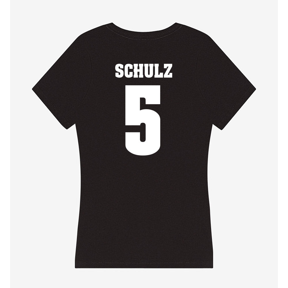 Wisconsin - NCAA Men's Ice Hockey : Zach Schulz - Classic Shersey Women's V-Neck T-Shirt-1