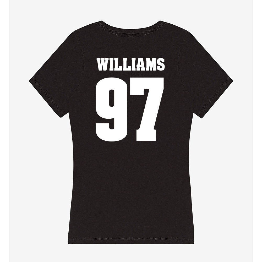 Wisconsin - NCAA Football : jaylen williams - Classic Shersey Women's V-Neck T-Shirt-1