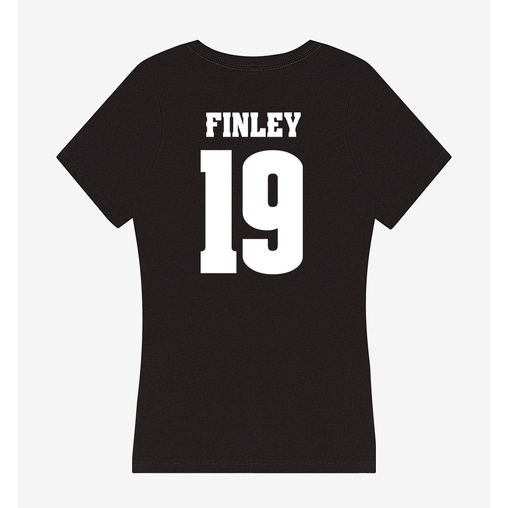 Wisconsin - NCAA Men's Ice Hockey : Quinn Finley - Classic Shersey Women's V-Neck T-Shirt-1