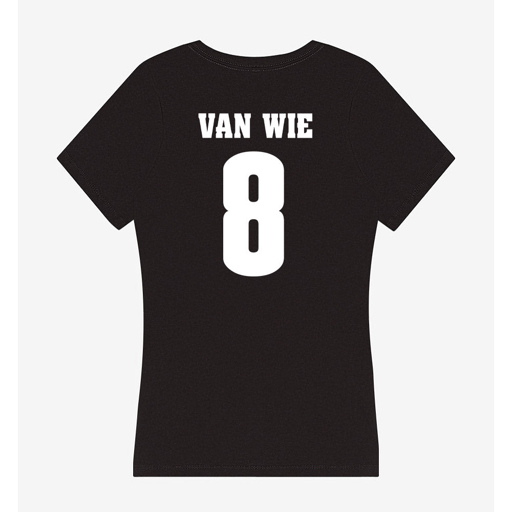 Wisconsin - NCAA Women's Volleyball : Morgan Van Wie - Classic Shersey Women's V-Neck T-Shirt-1
