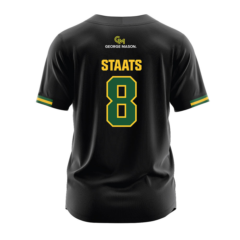 GMU - NCAA Softball : Madeline Staats - Black Jersey-1