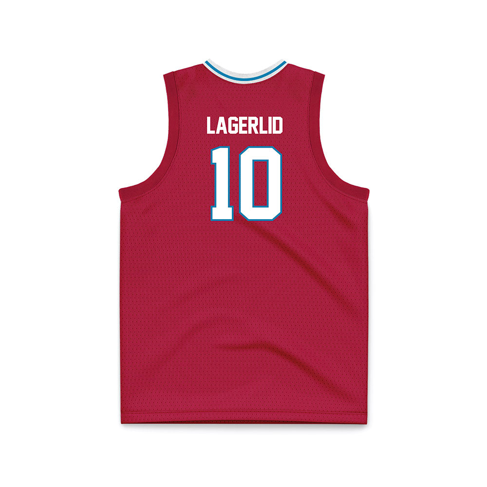 LMU - NCAA Women's Basketball : Lova Lagerlid - Red Basketball Jersey-1