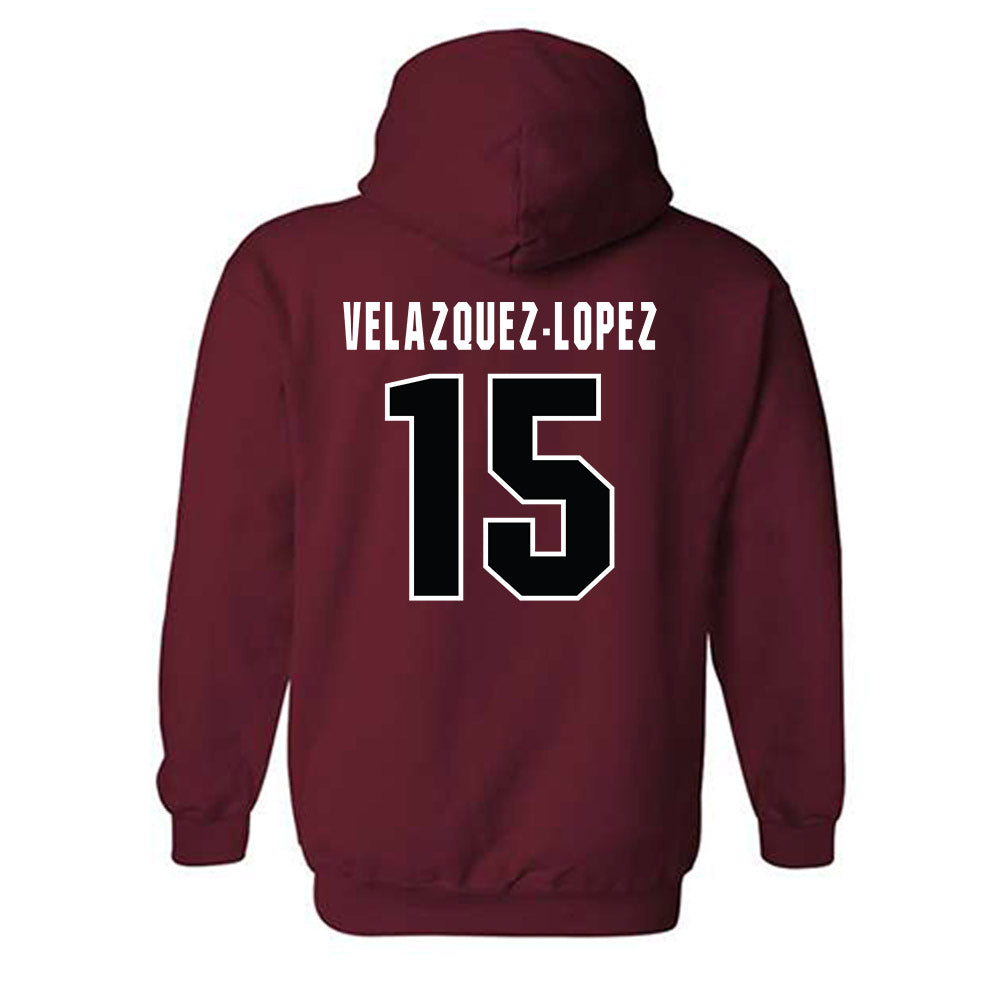South Carolina - NCAA Men's Soccer : Alejandro Velazquez-Lopez - Classic Shersey Hooded Sweatshirt-1