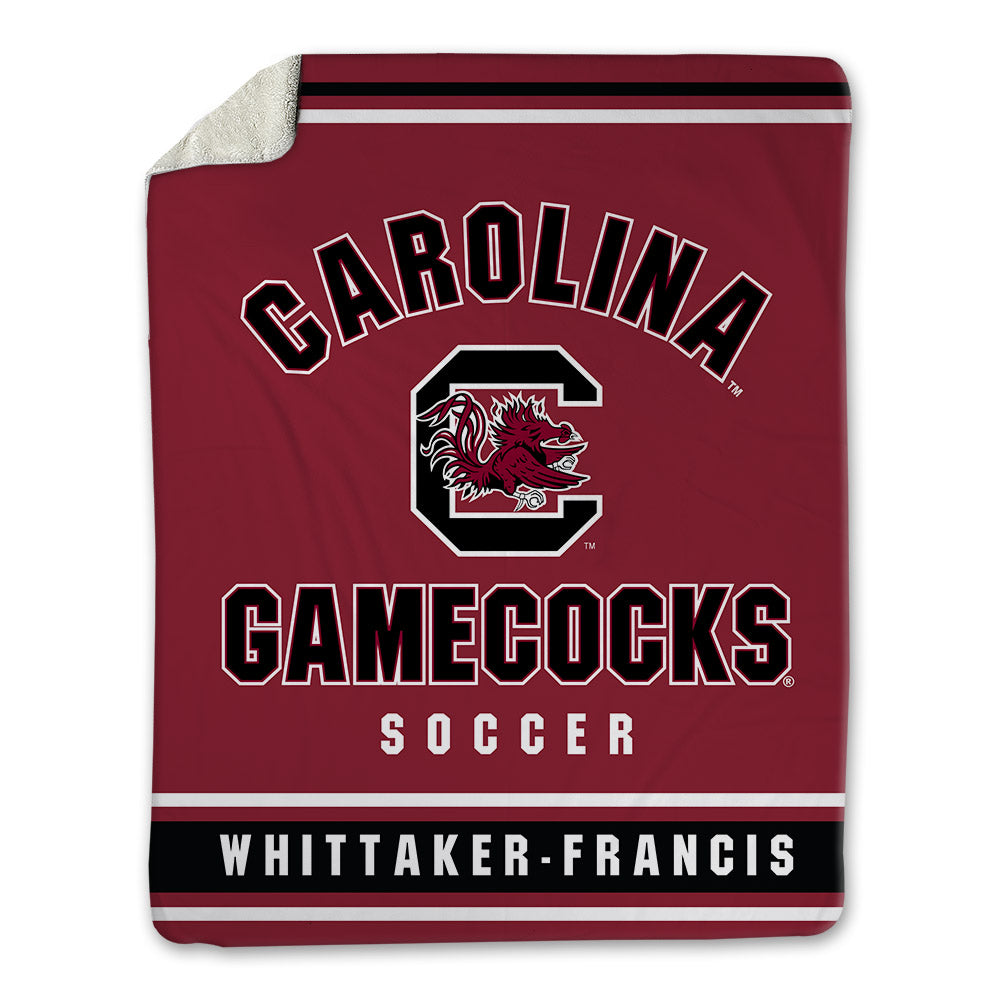 South Carolina - NCAA Men's Soccer : Isaiah Whittaker-Francis - Blanket-0