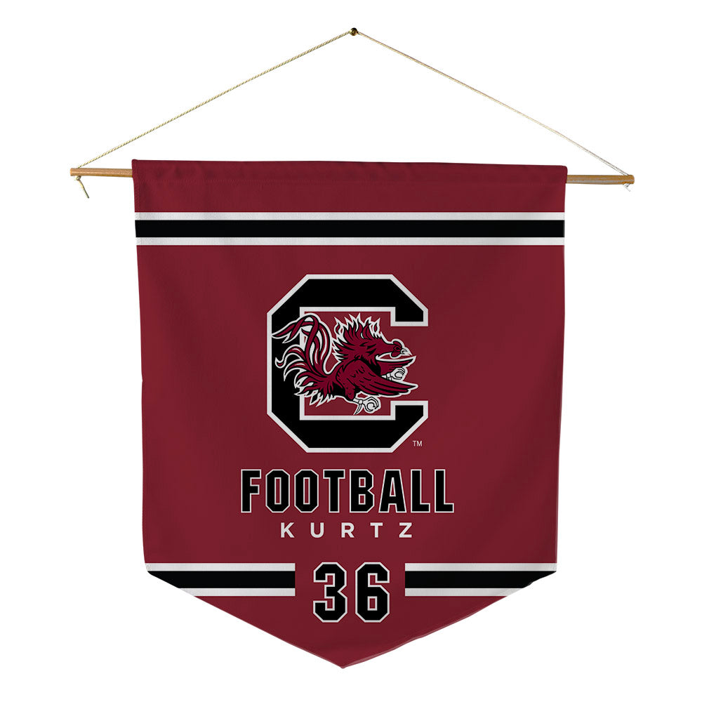 South Carolina - NCAA Football : Landon Kurtz - Pennant - 18" x 21"-0