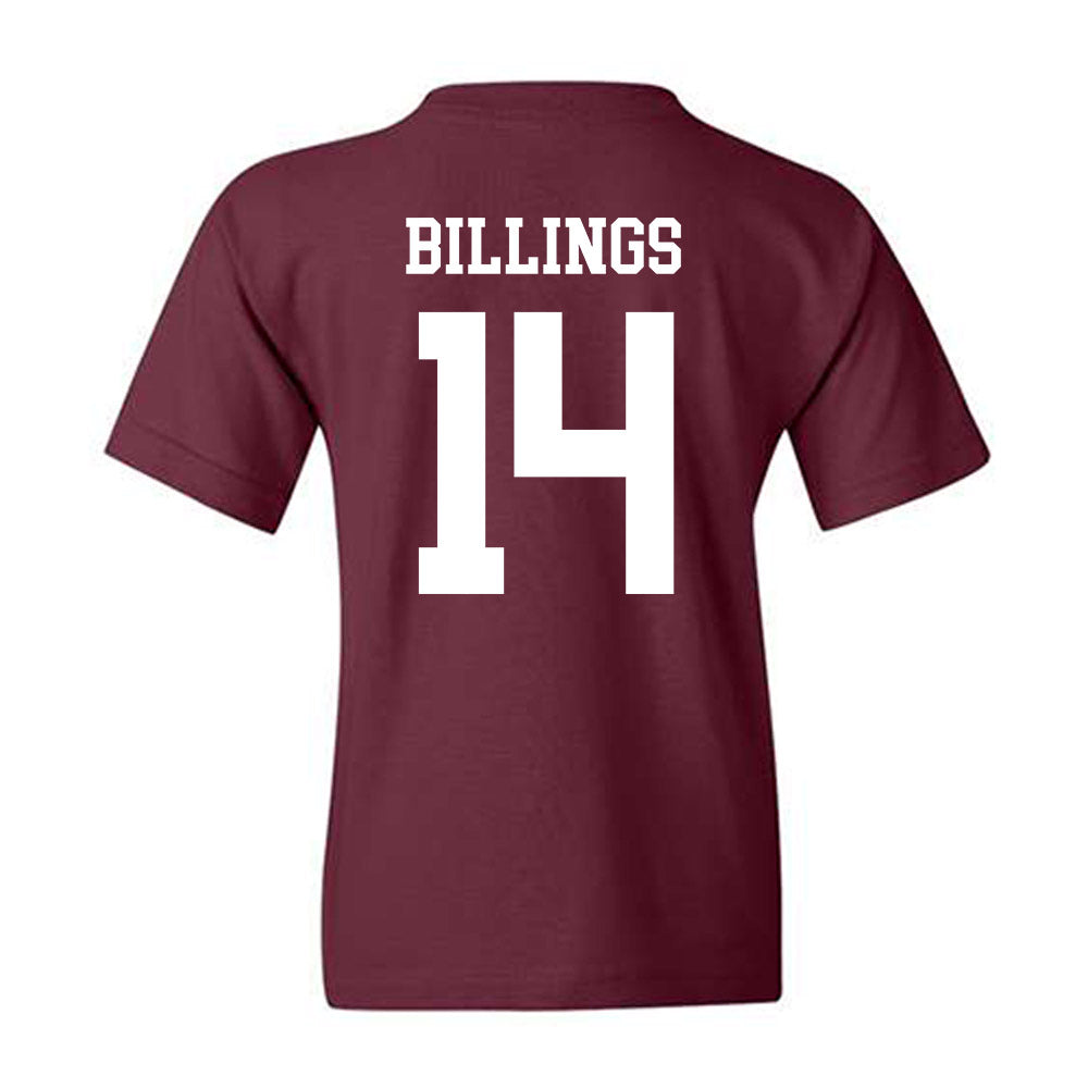 Texas A&M - NCAA Baseball : Luke Billings - Classic Shersey Youth T-Shirt-1