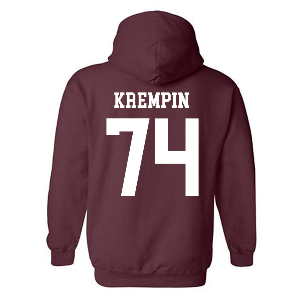 Texas A&M - NCAA Football : Zaden Krempin - Classic Shersey Hooded Sweatshirt-1