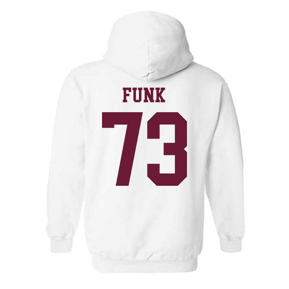 Texas A&M - NCAA Football : Ashton Funk - Classic Shersey Hooded Sweatshirt-1